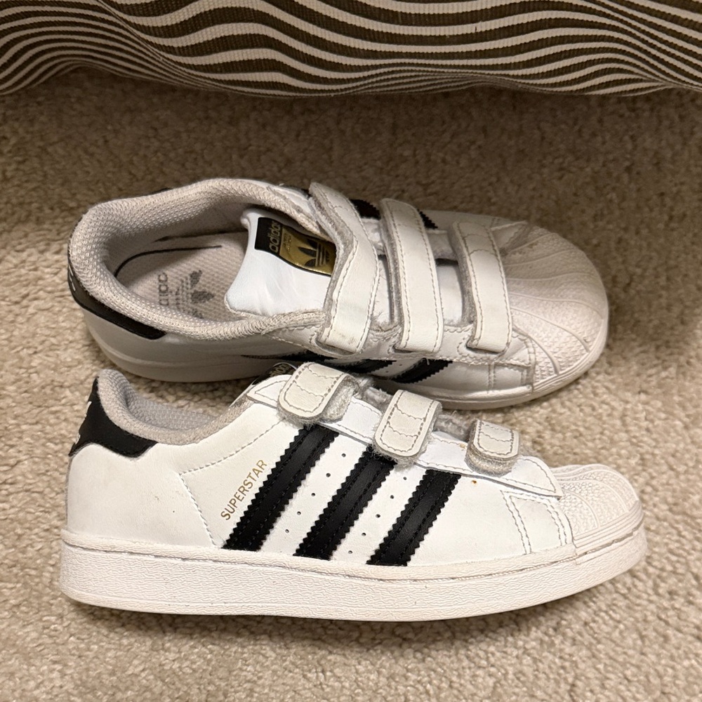 Adidas Kids Superstar White Black Sneakers